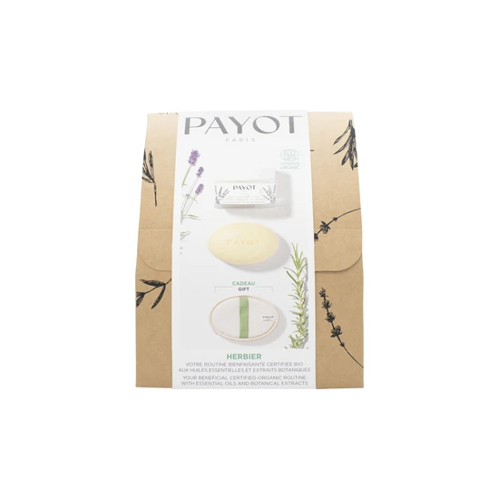 Payot Paris Herbier Beneficial Organic Routine Set Face Cream + Massage Nourish Bar