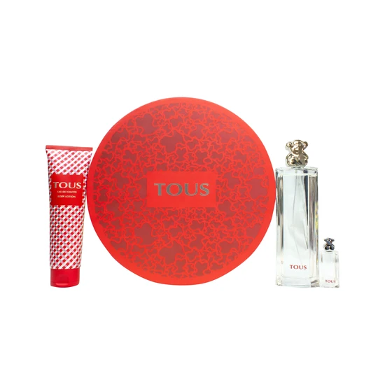 Tous Gift Set 90ml Eau De Toilette + 150ml Body Lotion + 4.5ml Eau De Toilette + Metal Tin