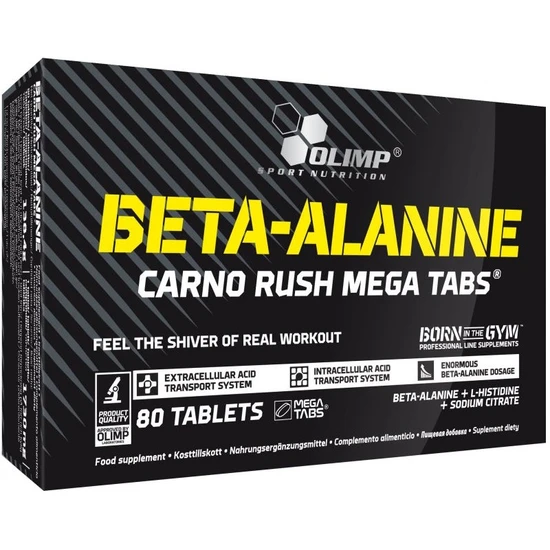 Olimp Nutrition Beta Alanine Carno Rush Mega Tablets Tabs