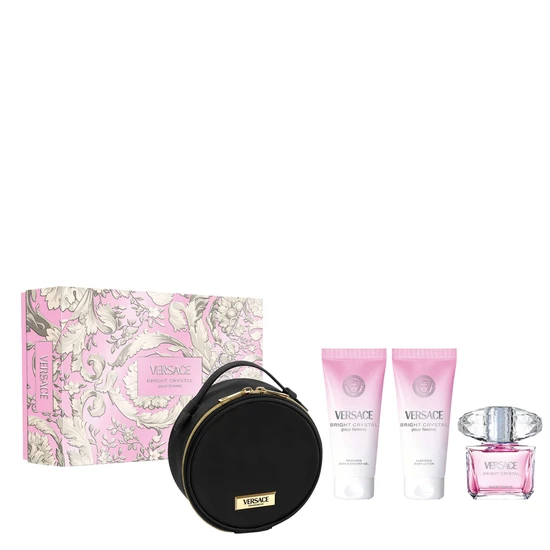 Versace Bright Crystal Eau De Toilette Gift Set 90Ml