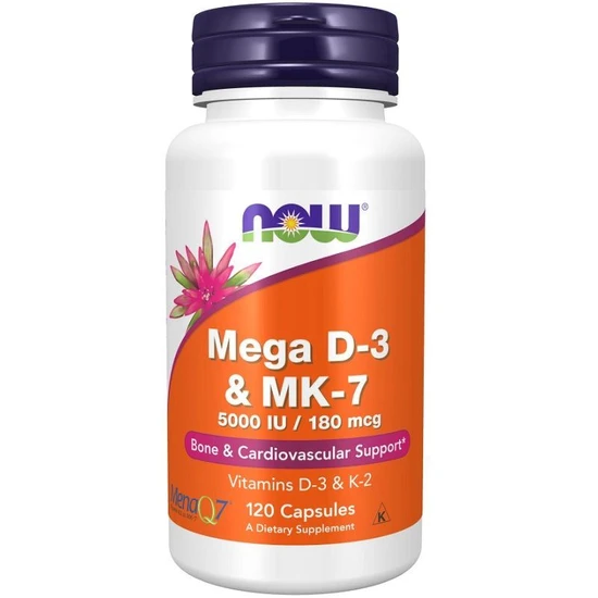 NOW Foods Mega D-3 & MK-7
