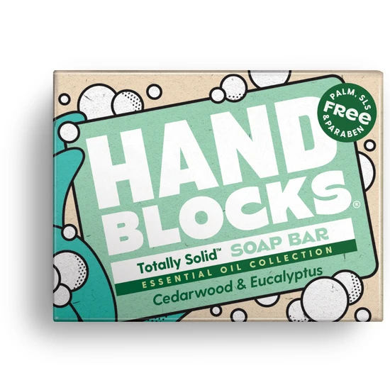 Shower Blocks Hand Blocks Soap Bar X1 - Cedarwood & Eucalyptus