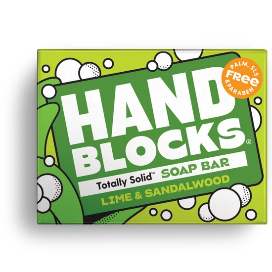 Shower Blocks Hand Blocks Soap Bar X1 - Lime & Sandalwood