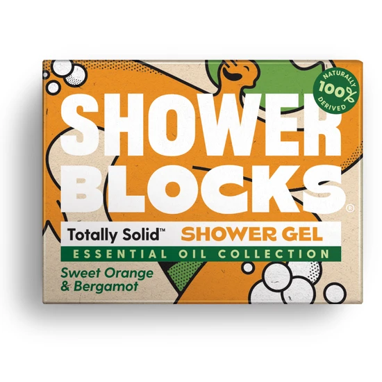 Shower Blocks Solid Shower Gel Sweet Orange & Bergamot