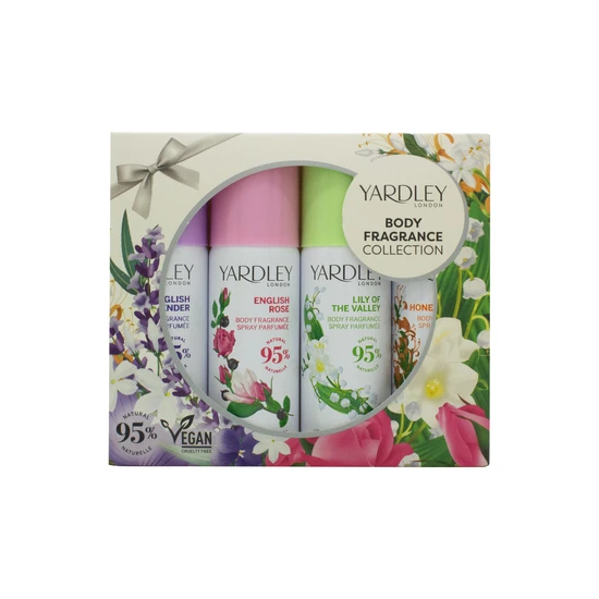 Yardley Classic Floral Body Fragrance Collection Gift Set