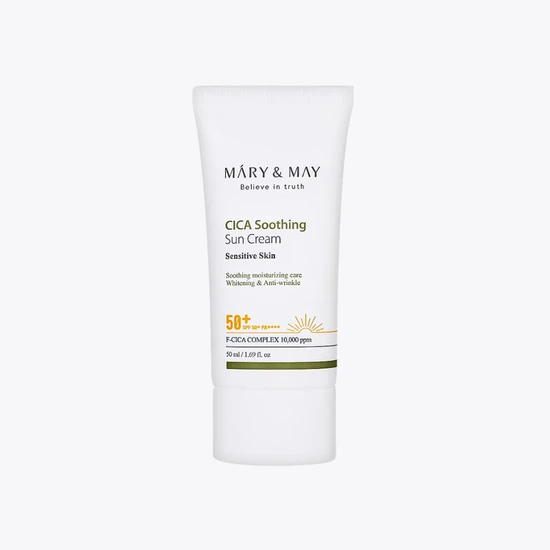Mary & May Vegan CICA Soothing Sun Cream SPF 50+