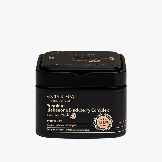 Mary & May Premium Idebenone + Blackberry Complex Ampoule Mask