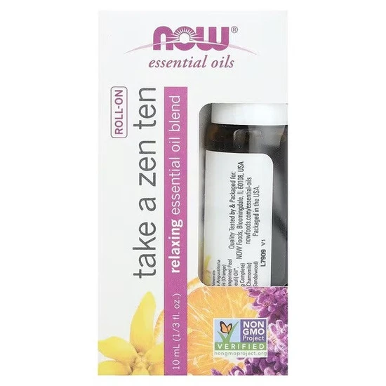 NOW Foods Essential Oil Roll-On Take A Zen Ten