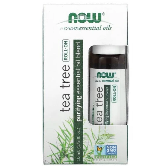 NOW Foods Essential Oil Roll-On Tea Tree