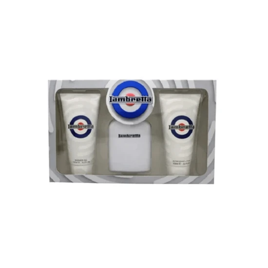 Lambretta Gift Set 100ml Eau De Parfum + 150ml Shower Gel + 150ml Aftershave Lotion