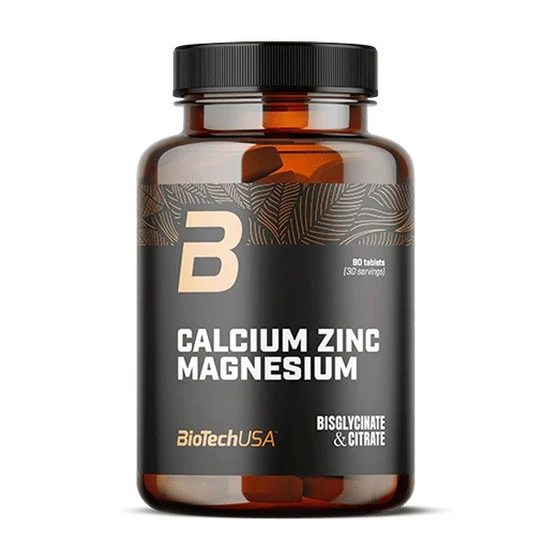 Biotechusa Calcium Zinc Magnesium 90 Tablets