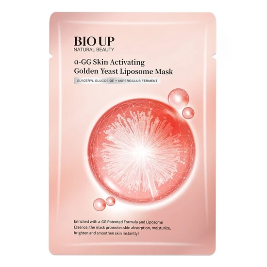 Natural Beauty BIO UP a-GG Skin Activating Golden Yeast Liposome Mask