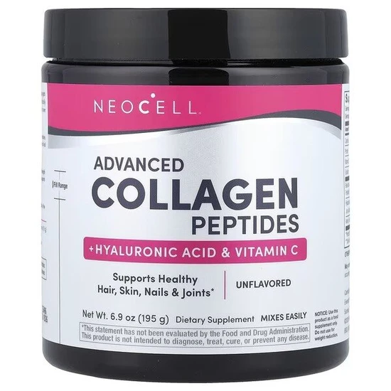 NeoCell Advanced Collagen Peptides With Vitamin C & Hyaluronic Acid