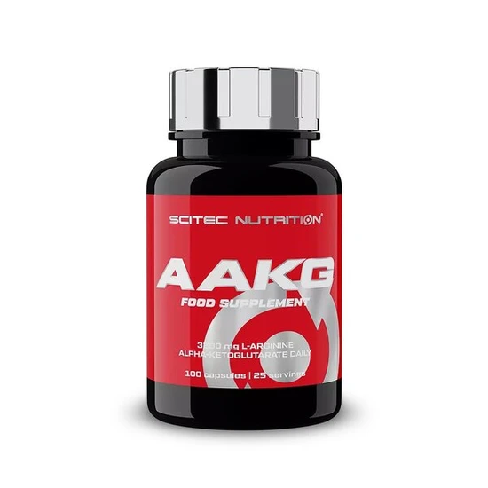 Scitec Nutrition AAKG Advanced Formula With 3200mg L-Arginine Alpha-Ketoglutarate Pre-Workout Capsules