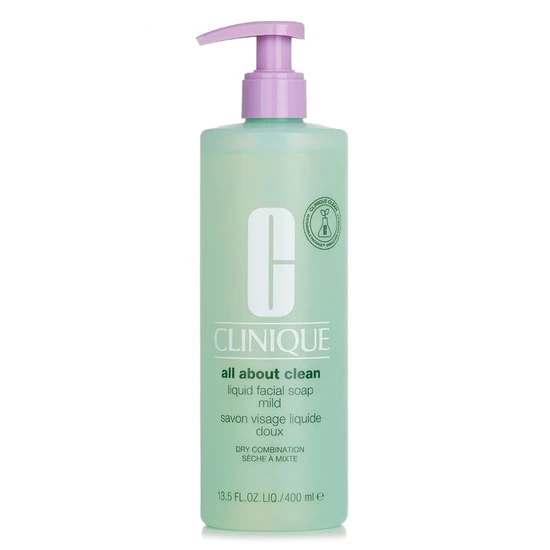 Clinique All About Clean Liquid Facial Soap Mild For Dry Combination Skin