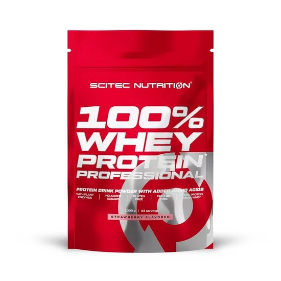 Scitec 100% Whey Protein Professional Strawberry