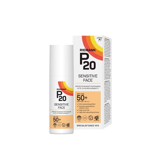 Riemann P20 Sensitive Face SPF 50+ Sun Cream