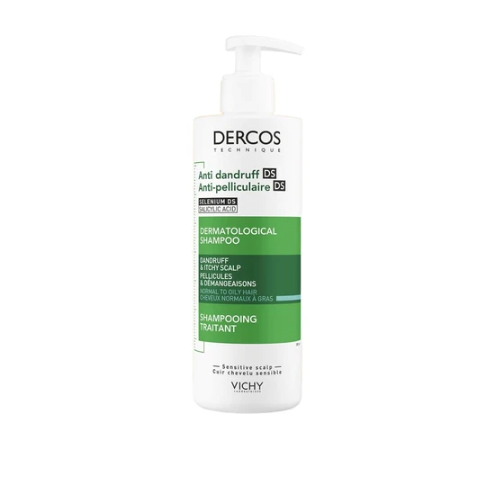 Vichy Dercos Anti-Dandruff Shampoo For Normal To Oily Hair 390Ml