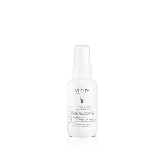 Vichy Capital Soleil Uv Age Daily SPF 50+ Invisible Sun Cream With Niacinamide
