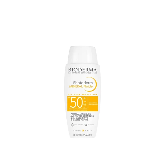 Bioderma Photoderm Mineral Fluid SPF 50+ Sunscreen For Allergic Skin