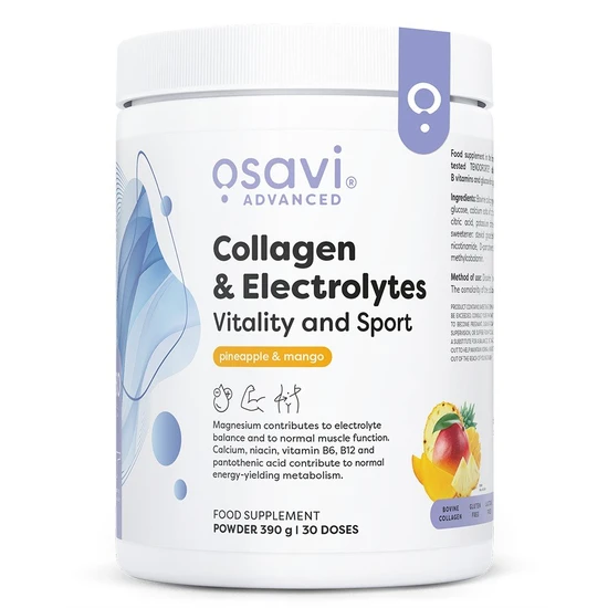 Osavi Collagen Electrolytes Vitality & Sport Pineapple & Mango 390G