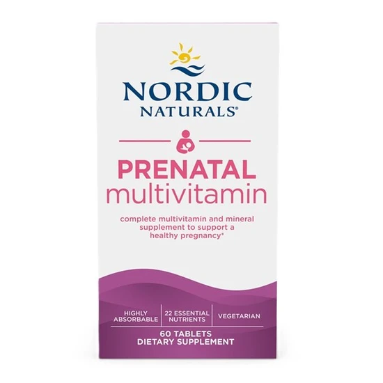 Nordic Naturals Prenatal Multivitamin Tablets