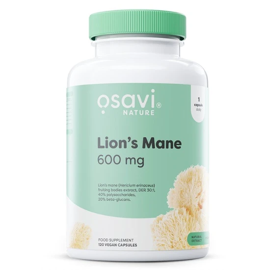 Osavi Lion's Mane 600Mg Capsules 120 Capsules