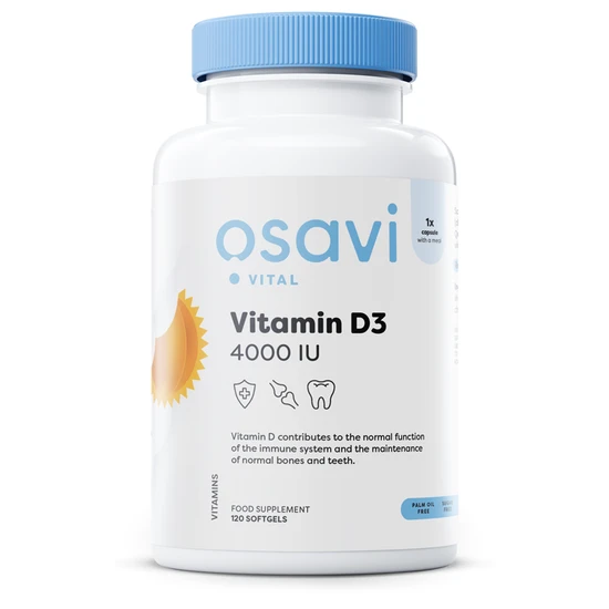 Osavi Vitamin D3 4000iu Softgels