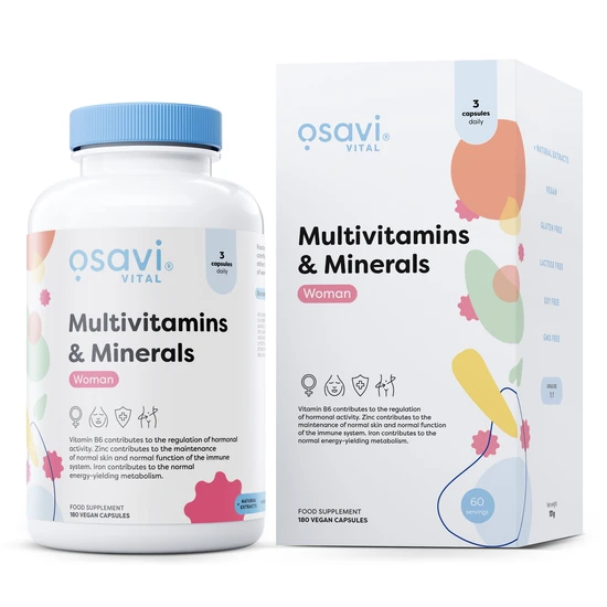 Osavi Multivitamins & Minerals Woman Capsules 180 Capsules