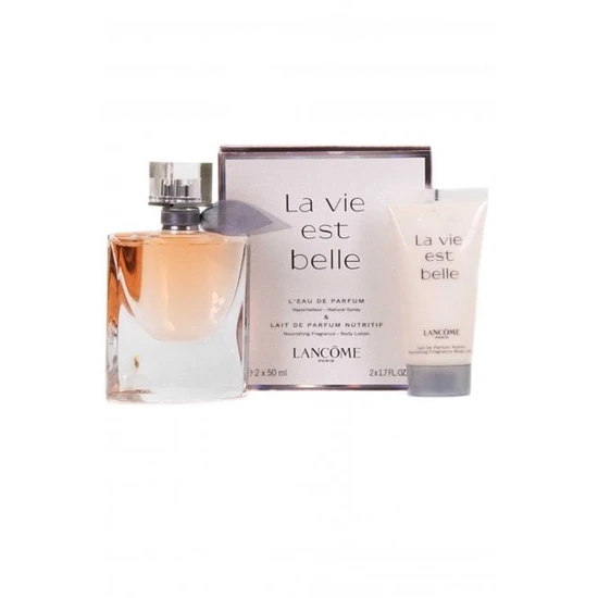 Lancôme La Vie Est Belle L'Eau De Parfum Gift Set 50ml Spray + 50ml Body Lotion