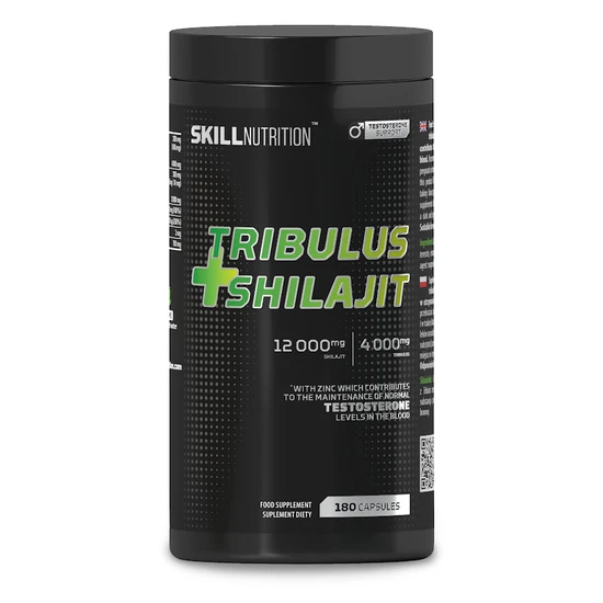 Skill Nutrition Tribulus + Shilajit 180 Vegan Capsules