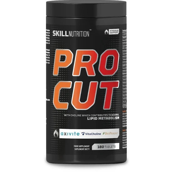 Skill Nutrition Pro Cut Fat Metabolism Support 180 Tablets