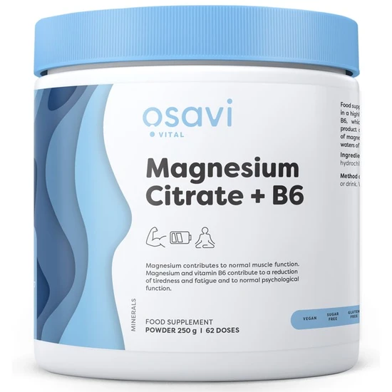 Osavi Magnesium Citrate + B6 Powder