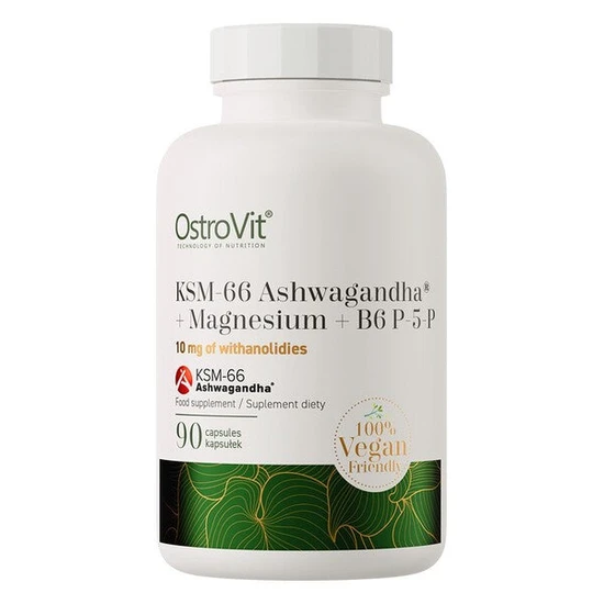 OstroVit KSM-66 Ashwagandha + Magnesium + B6 P-5-P