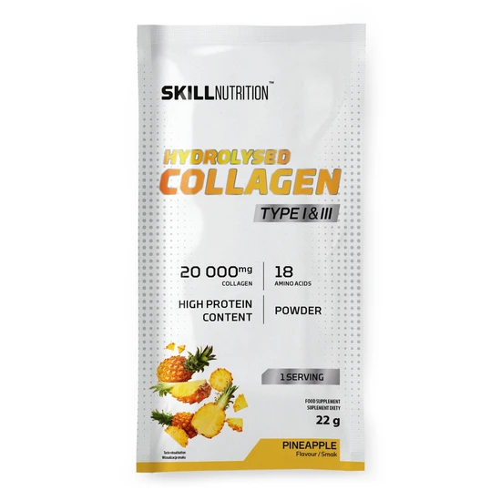 Skill Nutrition Hydrolysed Collagen Type I & III Pineapple
