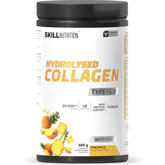 Skill Nutrition Hydrolysed Collagen Type I & Iii Pineapple 660G