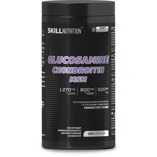 Skill Nutrition Glucosamine Chondroitin Msm 180 Capsules