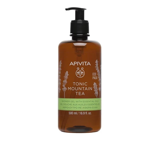 APIVITA Tonic Mountain Tea Shower Gel With Essential Oils Ecopack
