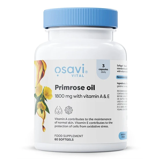 Osavi Primrose Oil With Vitamin A & E 1800mg