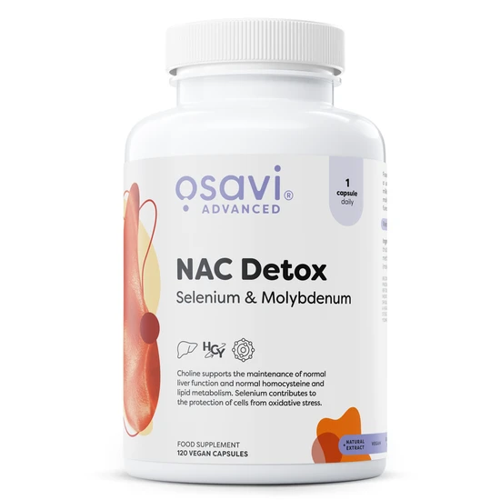 Osavi Nac Detox Selenium & Molybdenum Capsules 120 Capsules