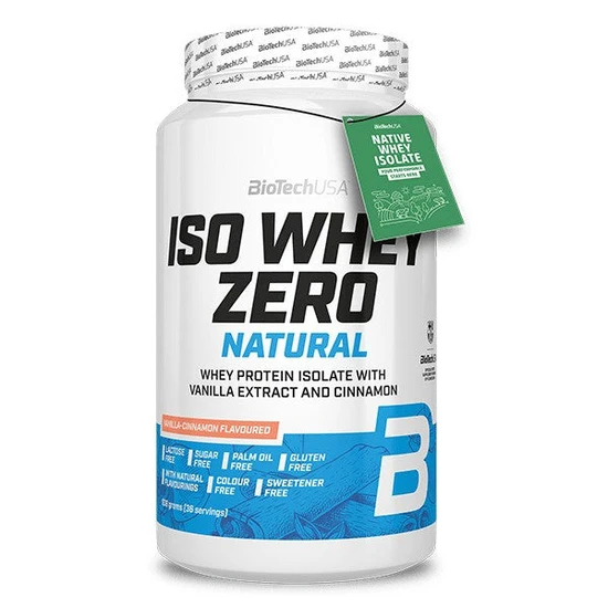 Biotechusa Iso Whey Zero Natural Protein 908G-Vanilla Cinnamon