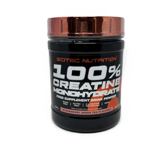 Scitec 100% Creatine Monohydrate 300G-Strawberry Green Tea