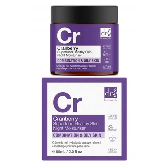 Dr Botanicals Cranberry Healthy Skin Night Moisturiser