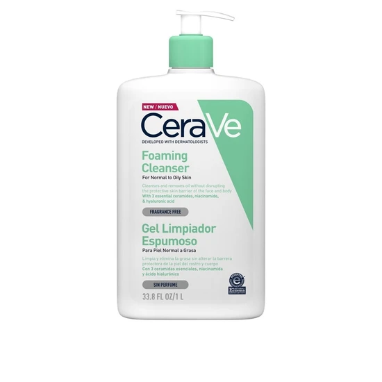 CeraVe Foaming Cleanser Normal To Oily Skin