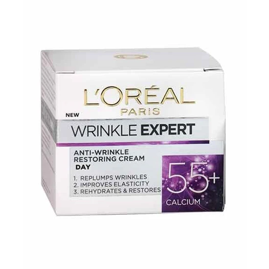L'Oreal Paris Wrinkle Expert Anti-Wrinkle Restoring Night Cream 55 Plus Calcium