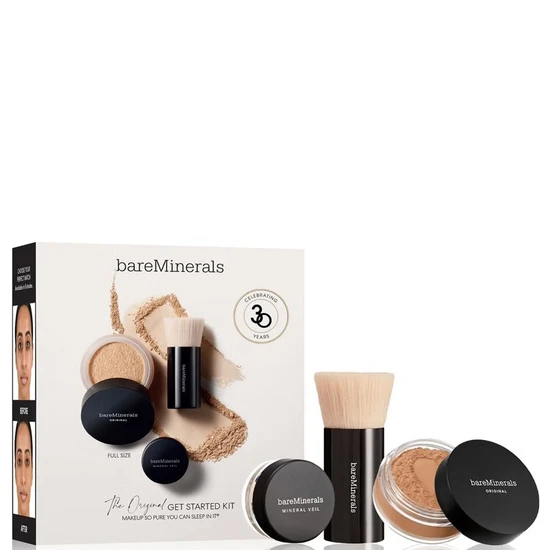 bareMinerals The Original Get Started Kit 3-Piece Mineral Makeup Set