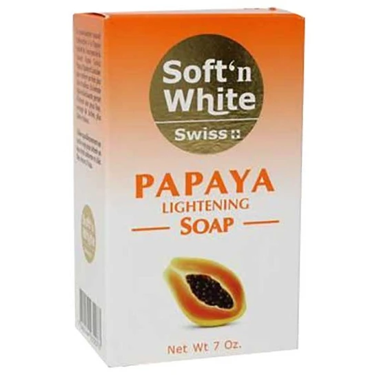 Mamado Swiss Soft N White Papaya Herbal Lightening Soap
