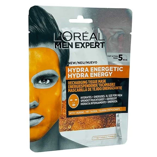 L'Oreal Paris Men Expert Hydra Energetic Recharging Tissue Mask