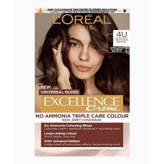 L'Oreal Paris Excellence Creme No Ammonia Triple Care Hair Colour