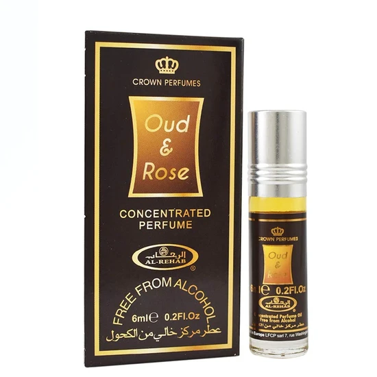 Al-Rehab Oud & Rose Roll-On Oil